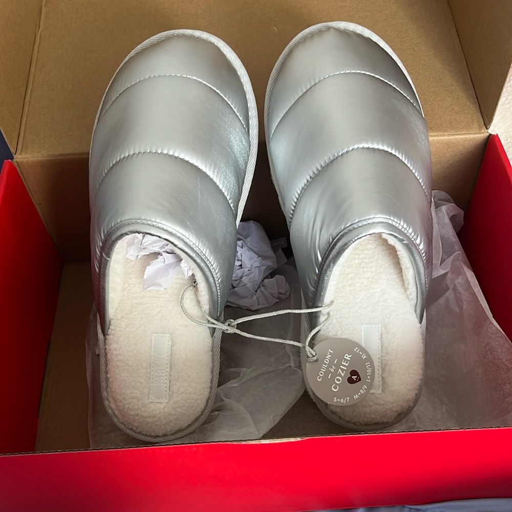 BRAND new Anthropologie platform slippers